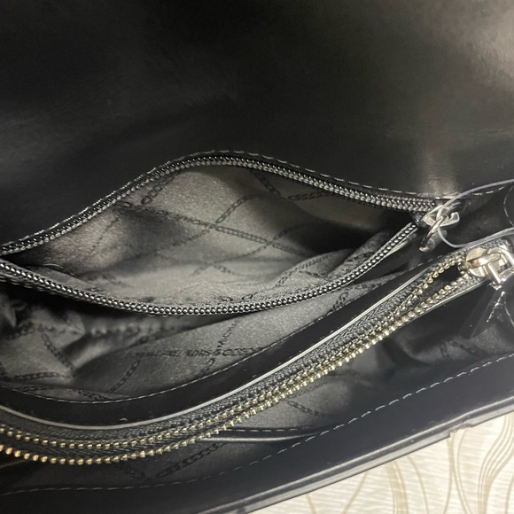 Michael Kors Black and Silver Studded and Grommeted Handbag - Picture 4 of 12